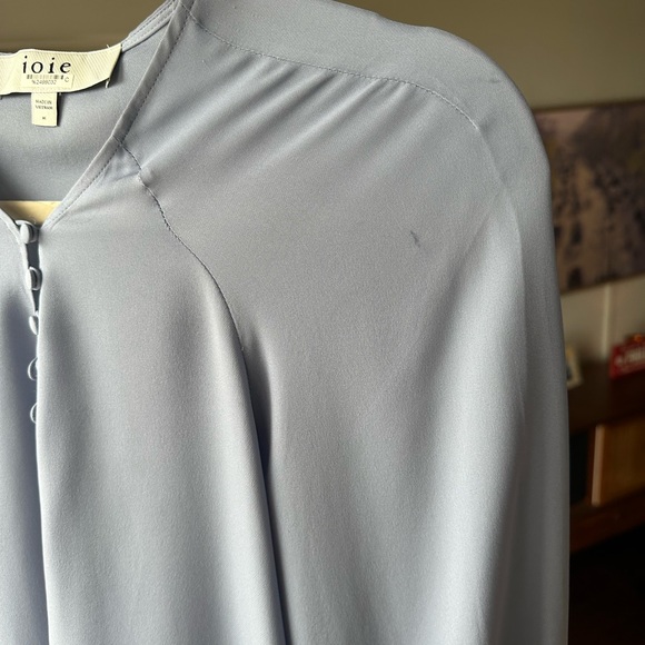 Joie Button Blouse - Picture 8 of 9